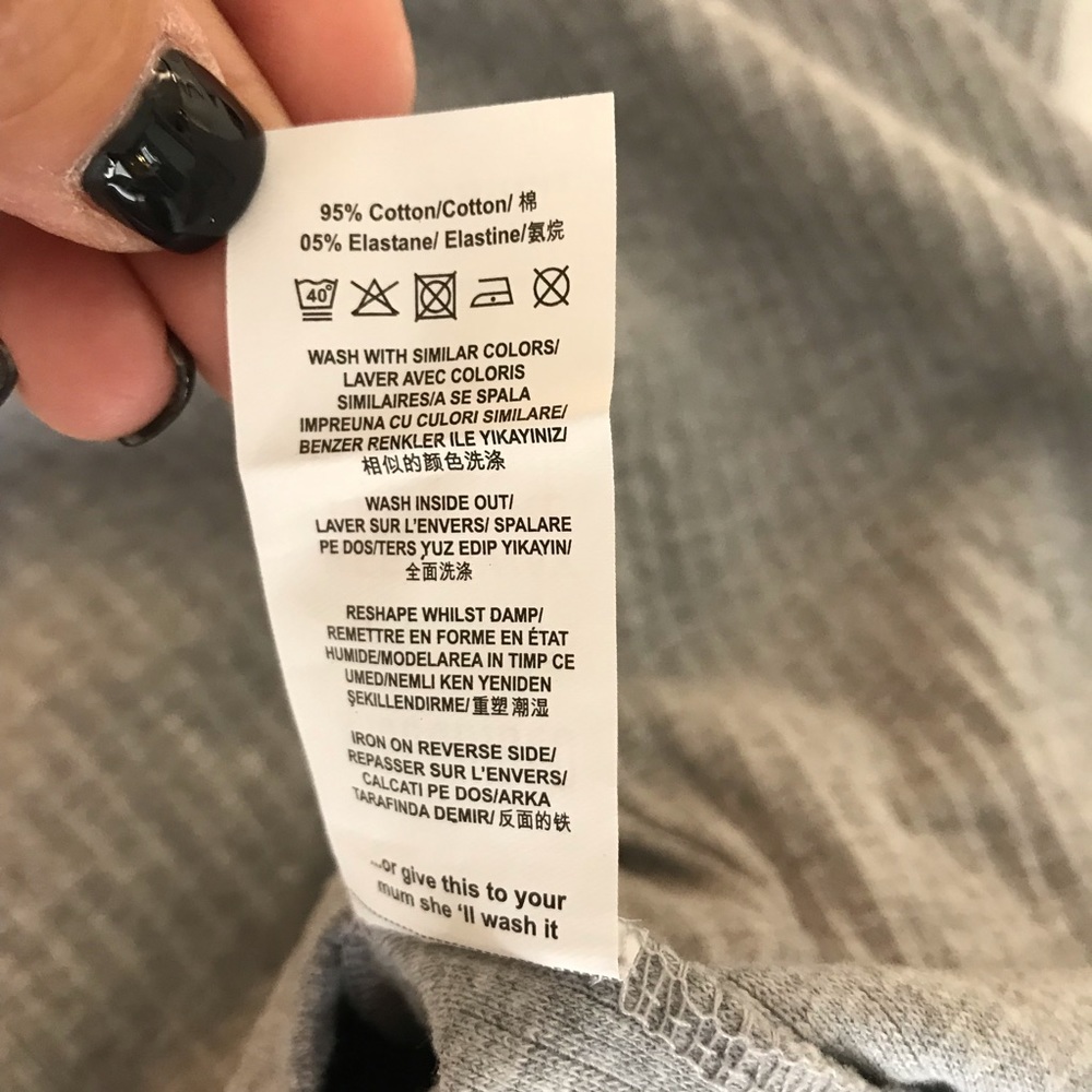 Missguided NWT gray off the shoulder dress 10 - Picture 5 of 5